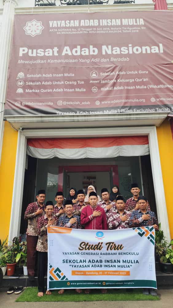Menerima Studi Banding dari Yayasan Generasi Rabbani Bengkulu
